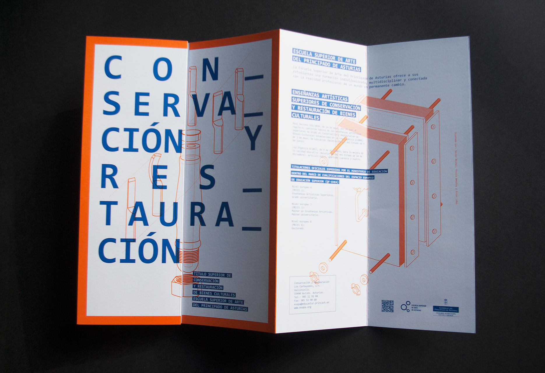 Brochures ESAPA - publishing design - 2014