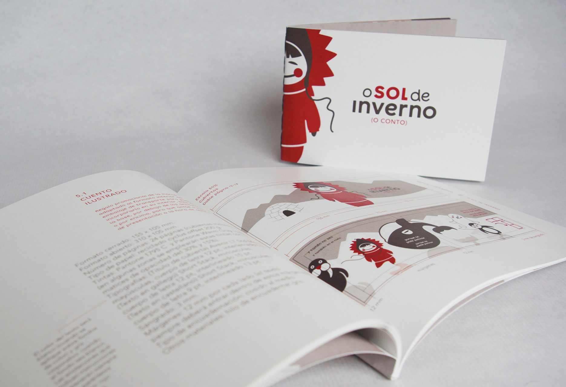 Design child brand O sol de inverno - web design / branding / illustration / packaging