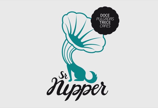 Diseño de marca para cafetería-tienda Sr.Nipper - identidad corporativa - 2012