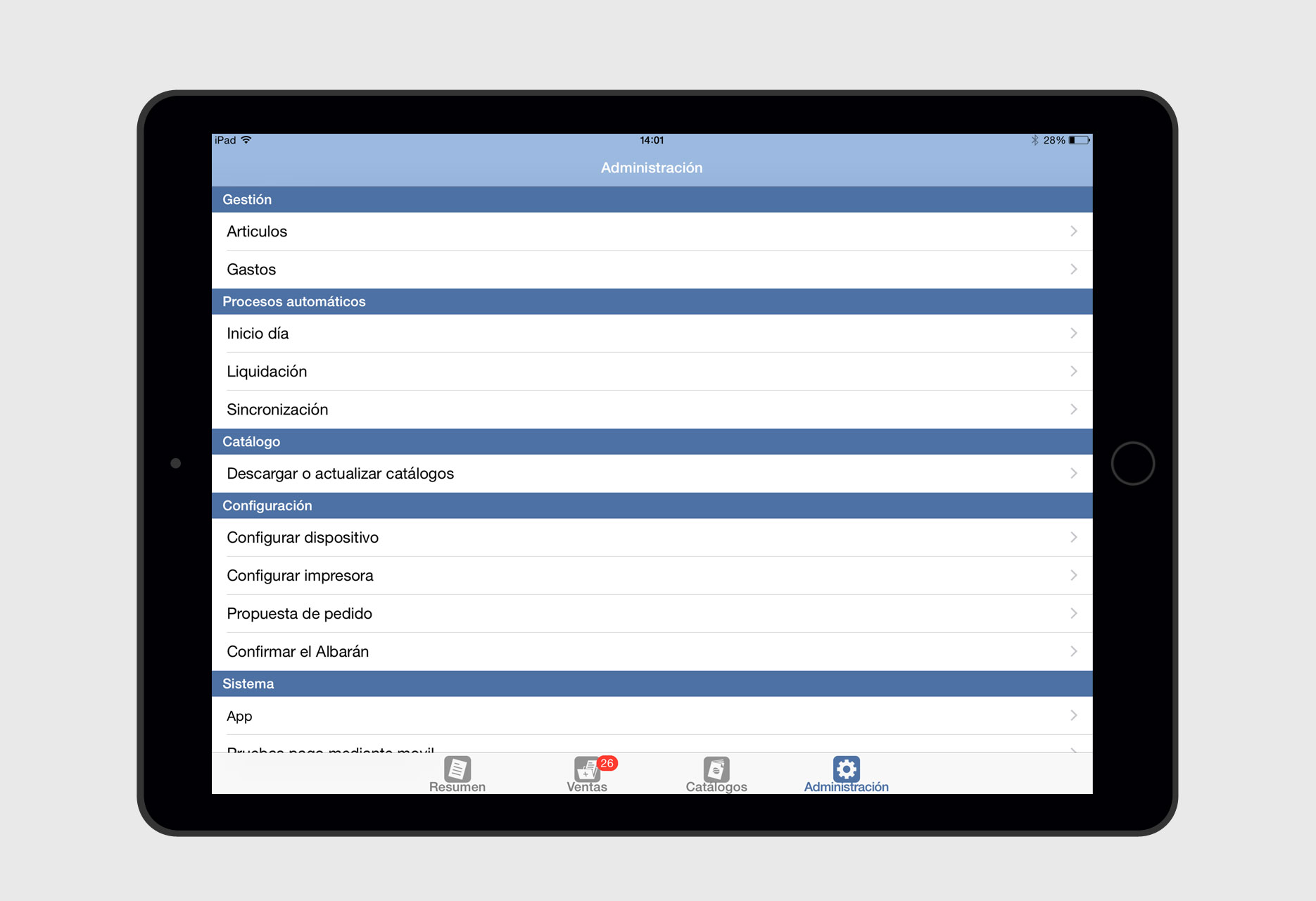 iPad application Delivery App Dona Dona - mobile app / iOS development - 2014