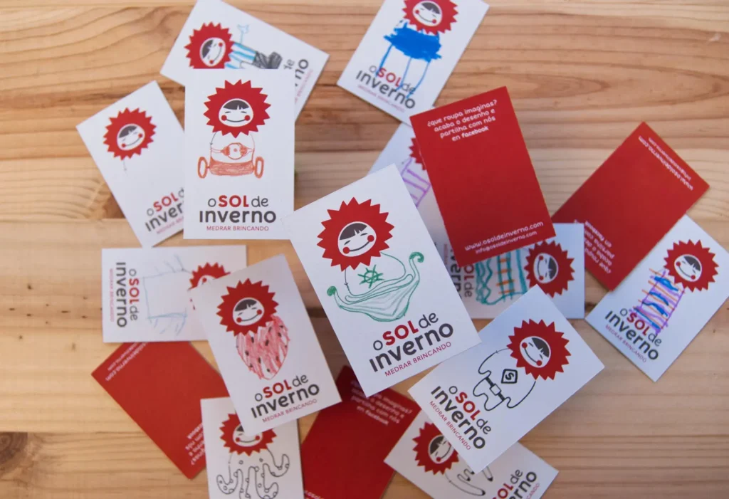 Tarjetas de Visita O Sol de Inverno